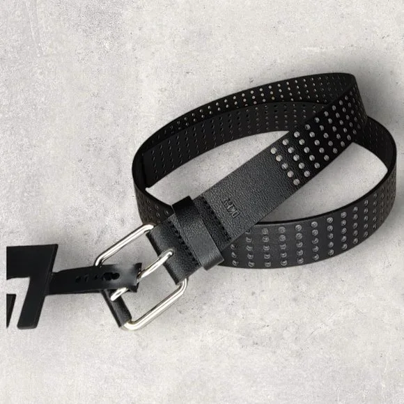 Dkny | Accessories | Dkny Black Faux Leather Belt Nwt | Poshmark display picture 3